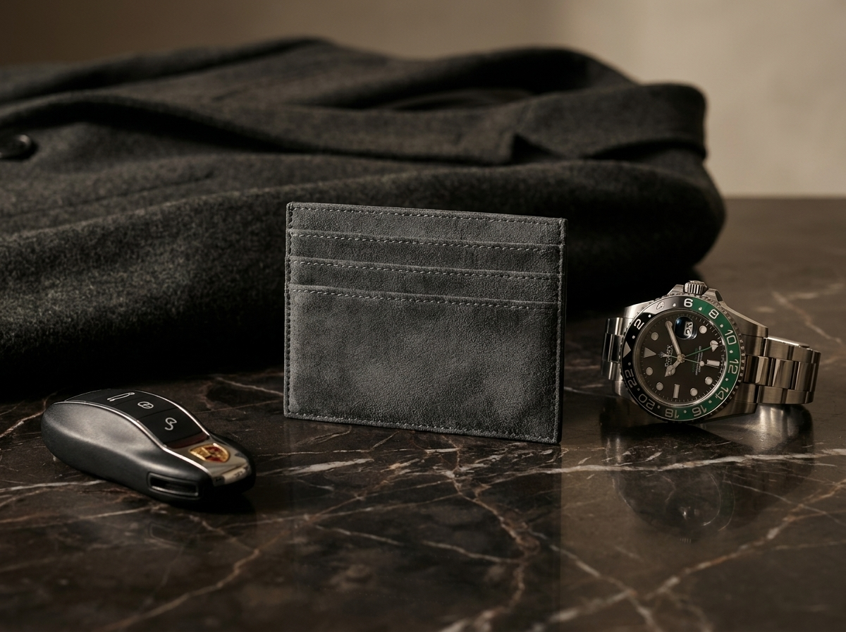 Dark Grey Faro Card Holder