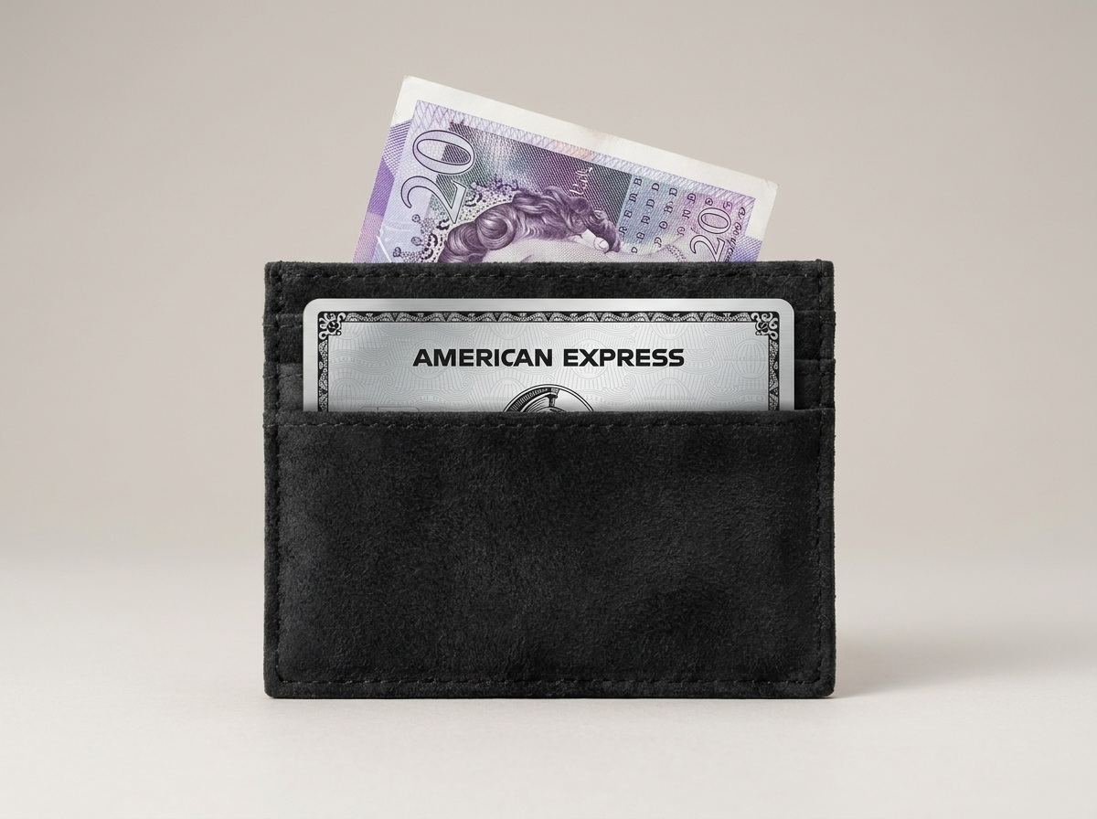 Midnight Black Faro Card Holder