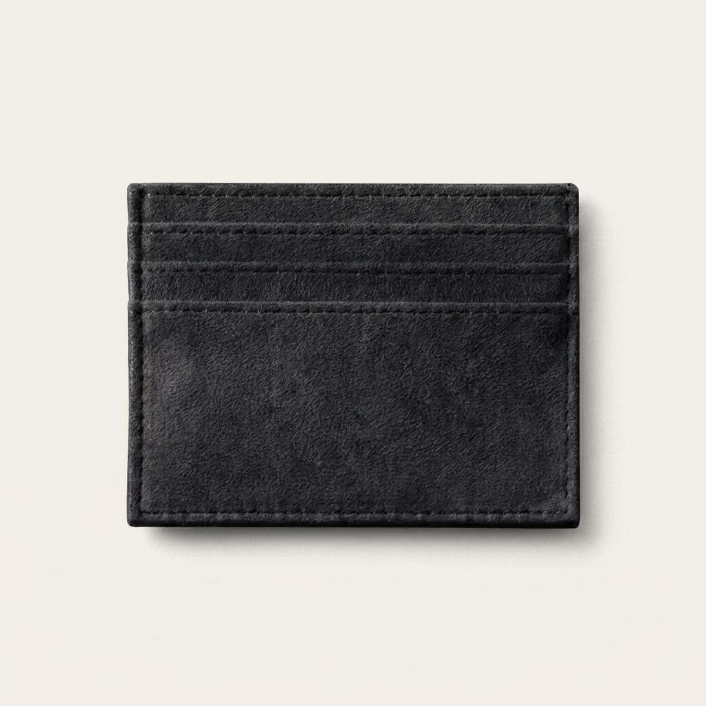 Midnight Black Faro Card Holder